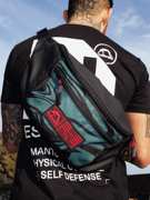 MANTO waist bag GRID XXL green camo